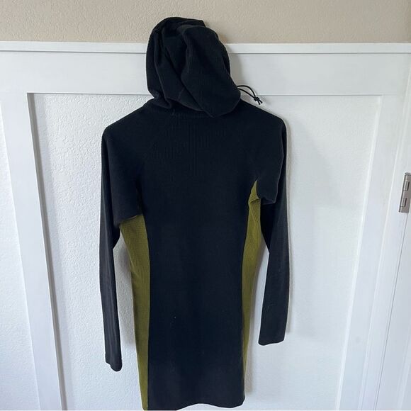 Melanzana Women's Small Micro-grid Fleece Dress - Picture 6 of 7